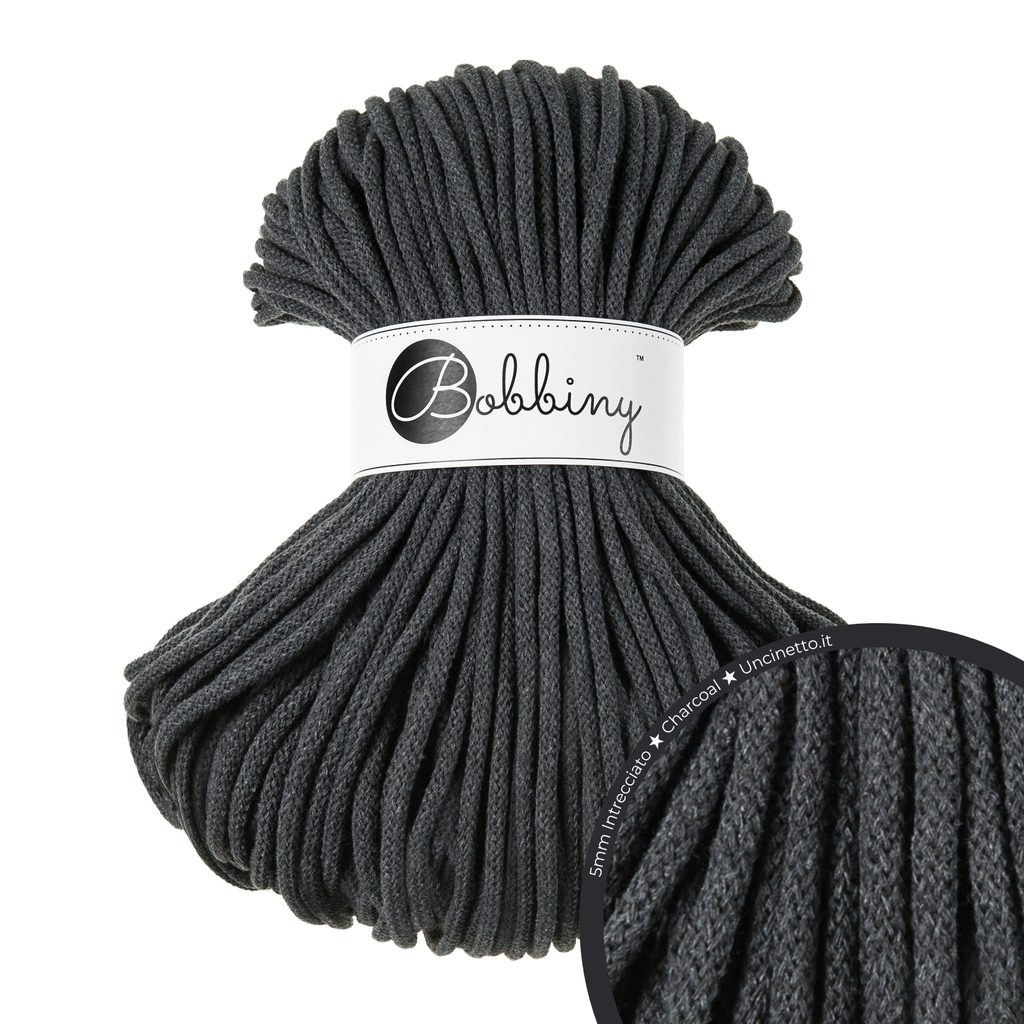 Bobbiny Intrecciato (Braided) 5mm PREMIUM - 100m