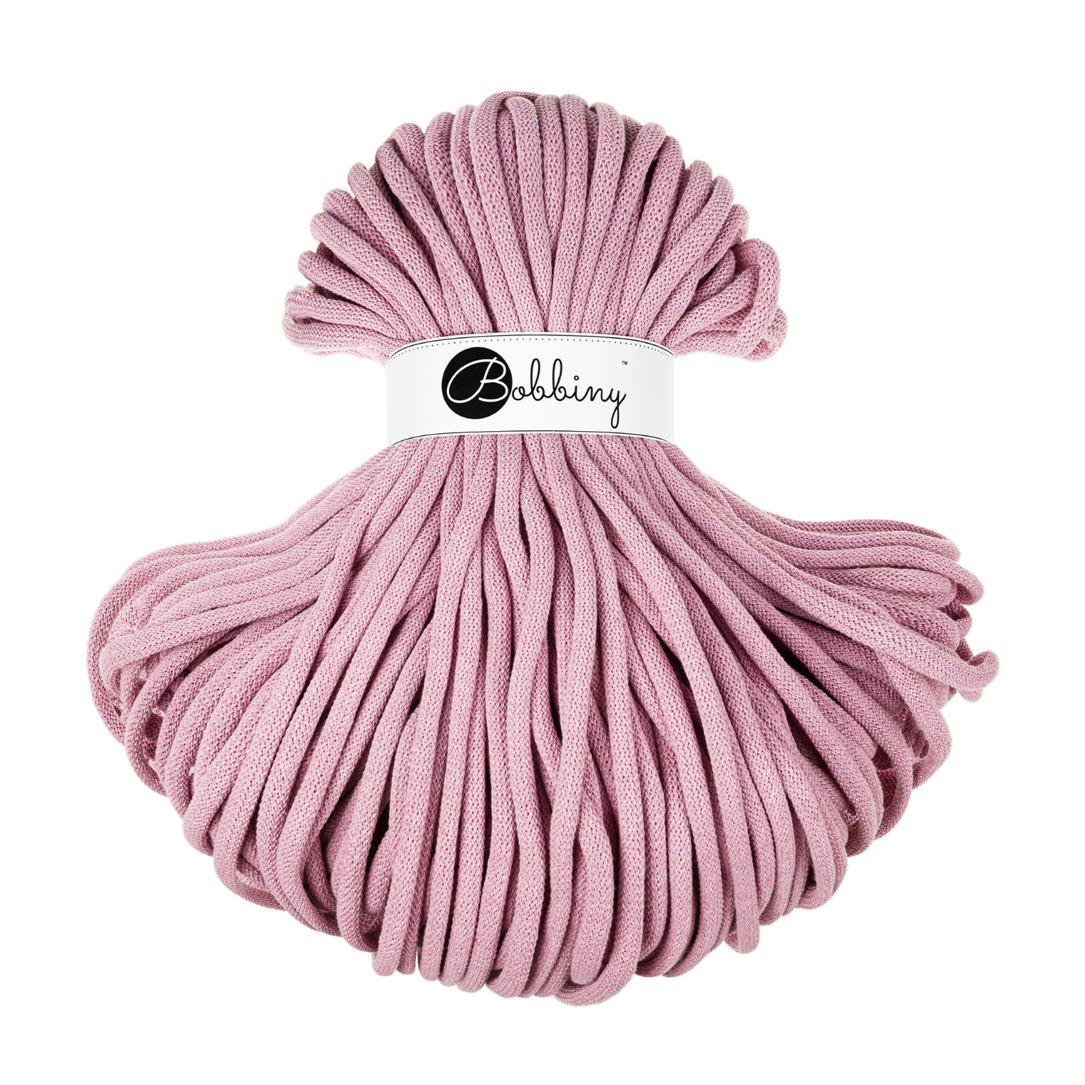 Bobbiny Intrecciato 9mm JUMBO - Dusty Rose (Rosa Polverosa)