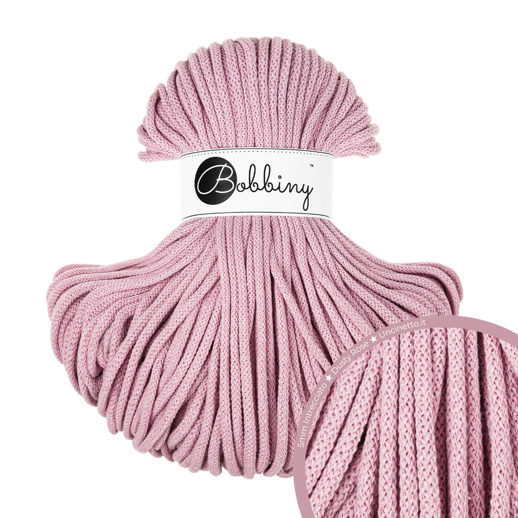 Bobbiny Intrecciato (Braided) 5mm PREMIUM - 100m