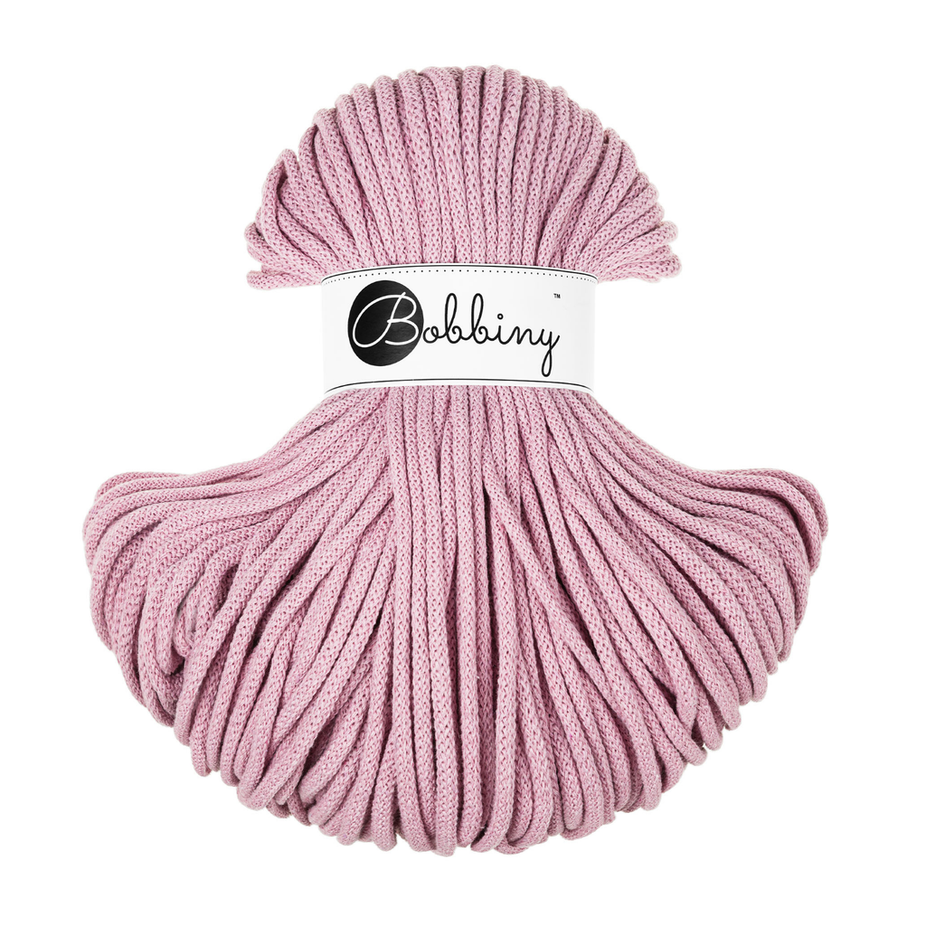 Bobbiny Intrecciato 5mm PREMIUM - Dusty Rose (Rosa Polverosa)