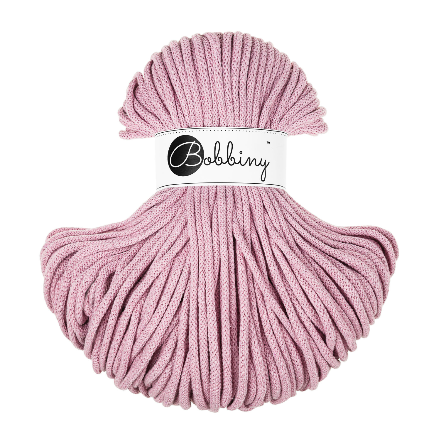Bobbiny Intrecciato 5mm PREMIUM - Dusty Rose (Rosa Polverosa)