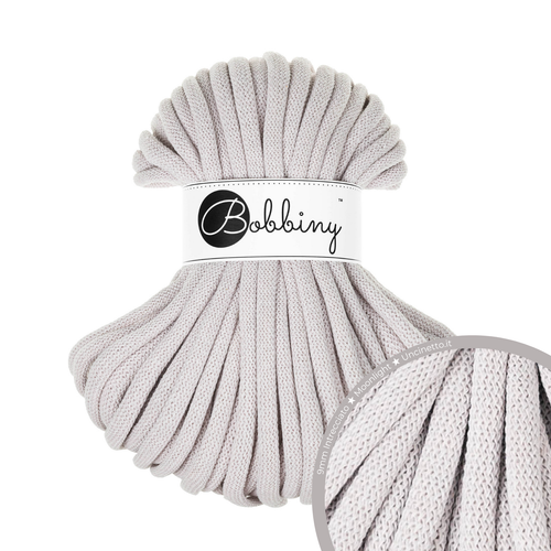 30 Metri - Bobbiny Intrecciato 9mm JUMBO - Moonlight (Chiaro di Luna)