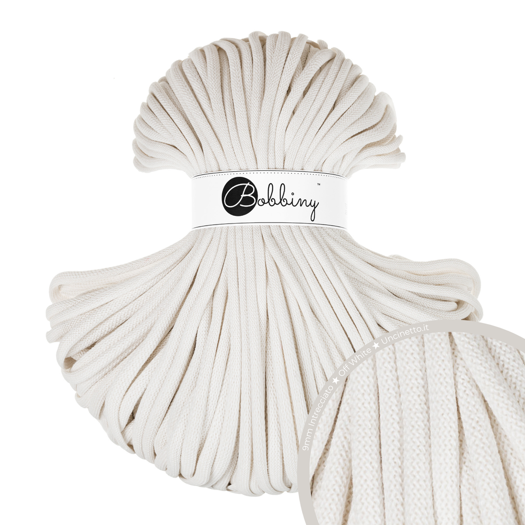 Bobbiny Intrecciato (Braided) 9mm JUMBO - 100m