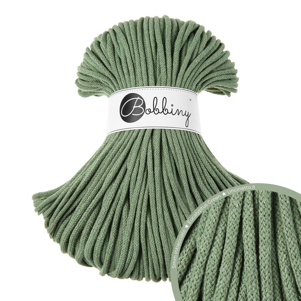 Bobbiny Intrecciato (Braided) 5mm PREMIUM - 100m