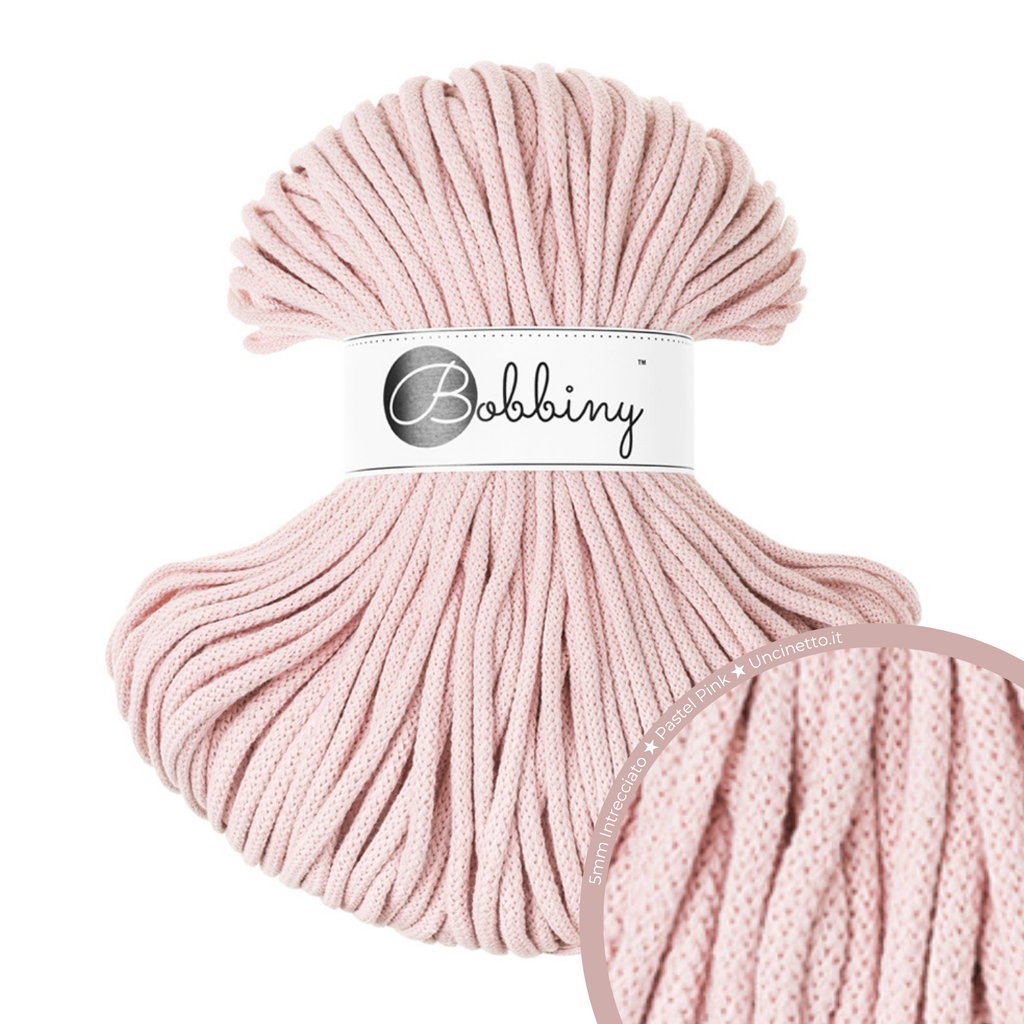 Bobbiny Intrecciato (Braided) 5mm PREMIUM - 100m