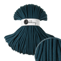Bobbiny Intrecciato 9mm JUMBO - Peacock Blue (Blu Pavone)