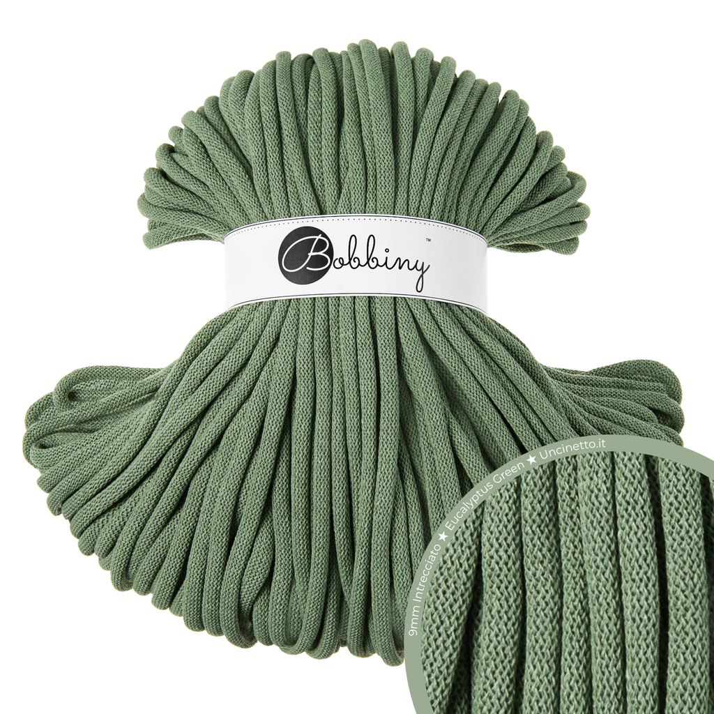 Bobbiny Intrecciato (Braided) 9mm JUMBO - 100m
