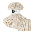 Bobbiny Intrecciato 5mm PREMIUM - Golden Natural (Naturale Dorato)