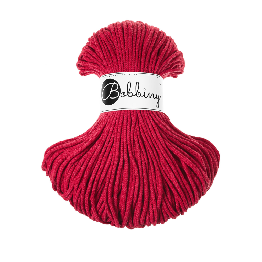 Bobbiny Intrecciato 3mm JUNIOR - Classic Red (Rosso Classico)