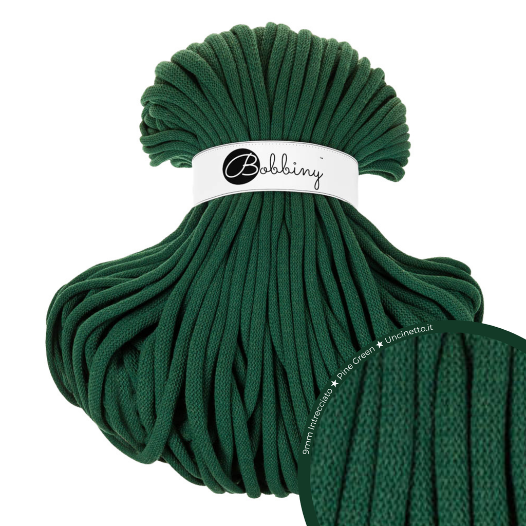 Bobbiny Intrecciato (Braided) 9mm JUMBO - 100m