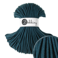 Bobbiny Intrecciato 5mm PREMIUM - Peacock Blue (Blu Pavone)
