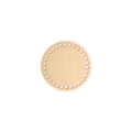Fondo per cestino all'uncinetto in legno naturale – Rotondo Ø 15 cm per cestini handmade