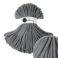 Bobbiny Intrecciato 9mm JUMBO - Steel (Acciaio)