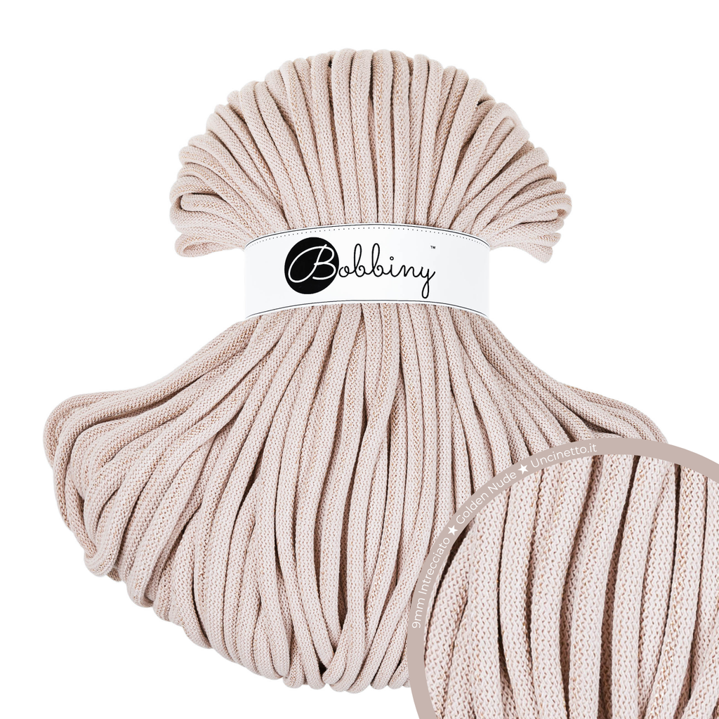 Bobbiny Intrecciato (Braided) 9mm JUMBO - 100m