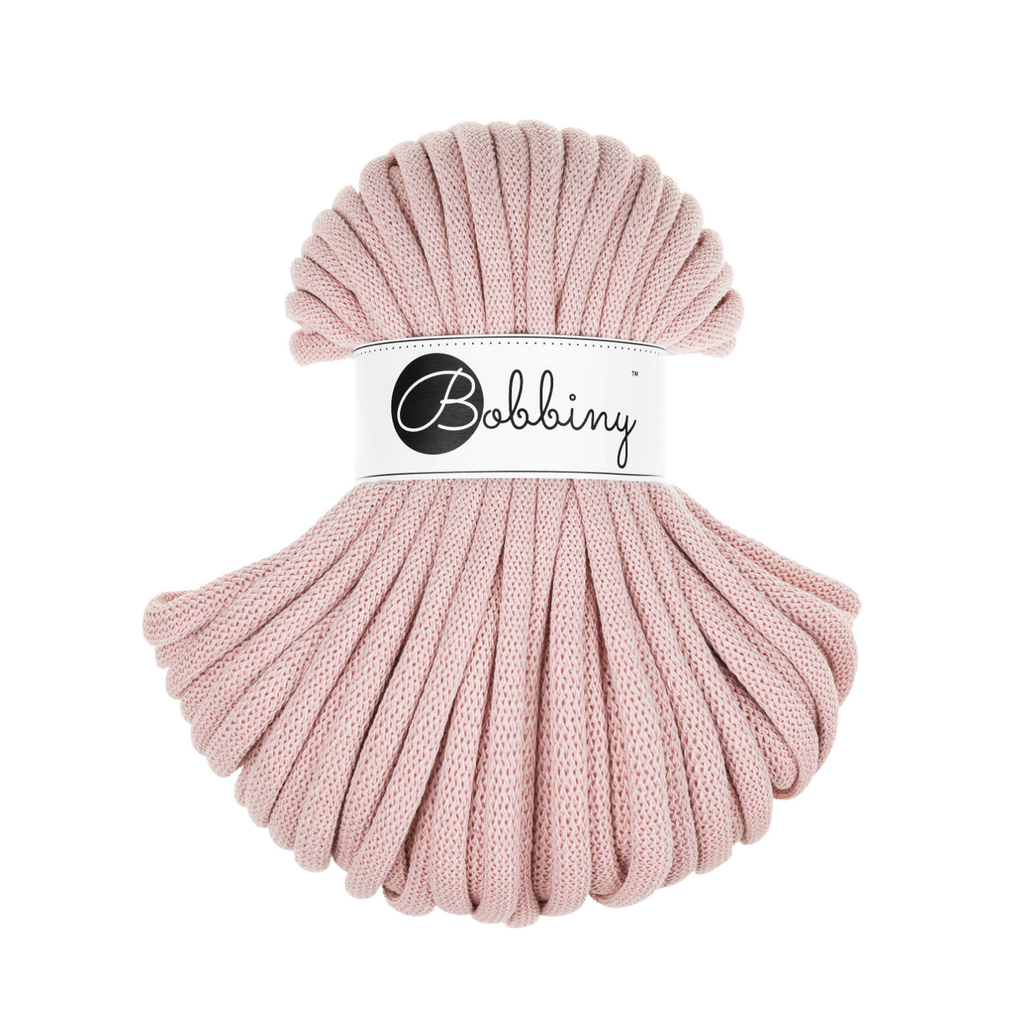 30 Metri - Bobbiny Intrecciato 9mm JUMBO - Pastel Pink (Rosa Pastello)