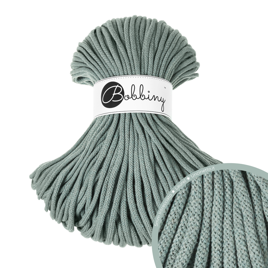 Bobbiny Intrecciato (Braided) 5mm PREMIUM - 100m