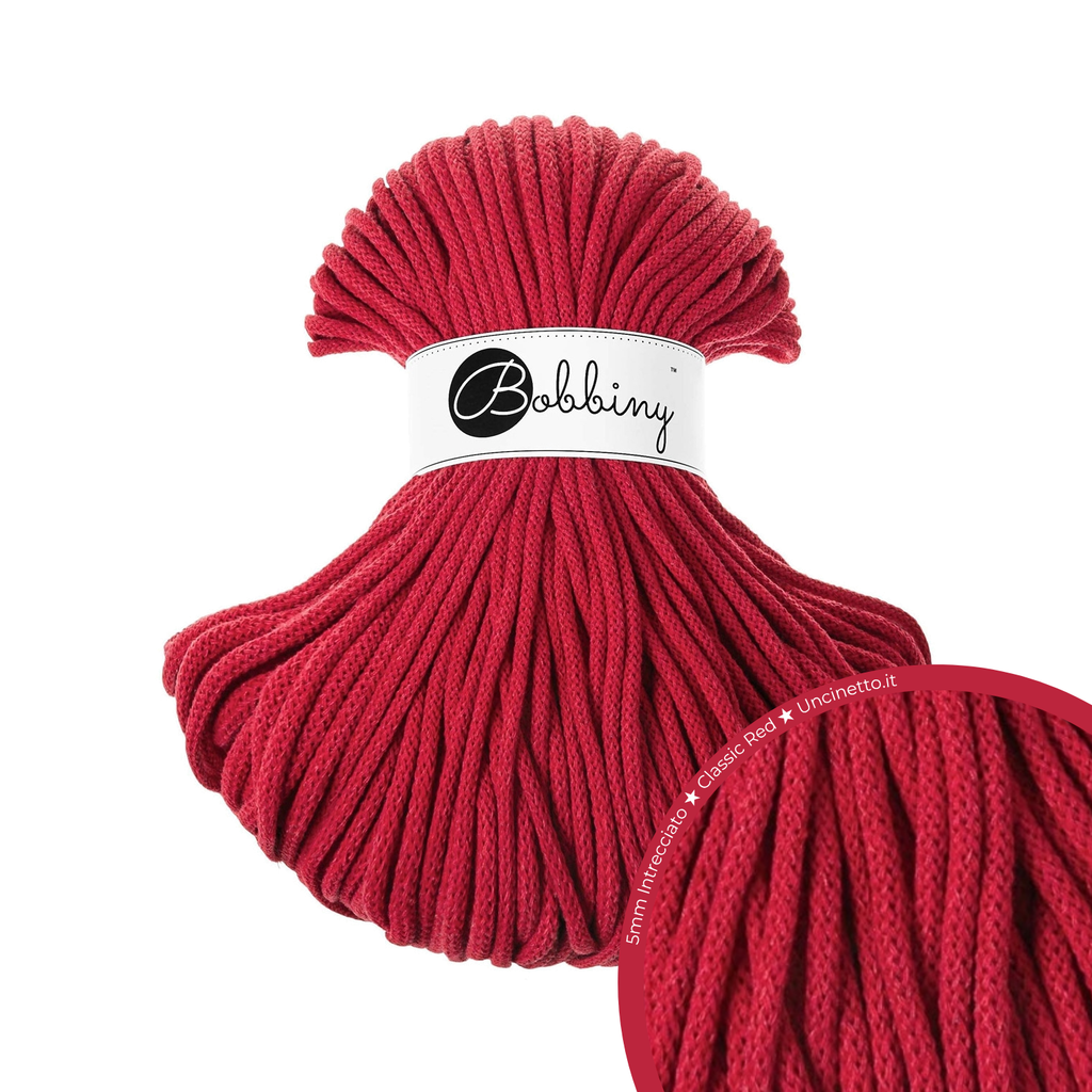 Bobbiny Intrecciato (Braided) 5mm PREMIUM - 100m