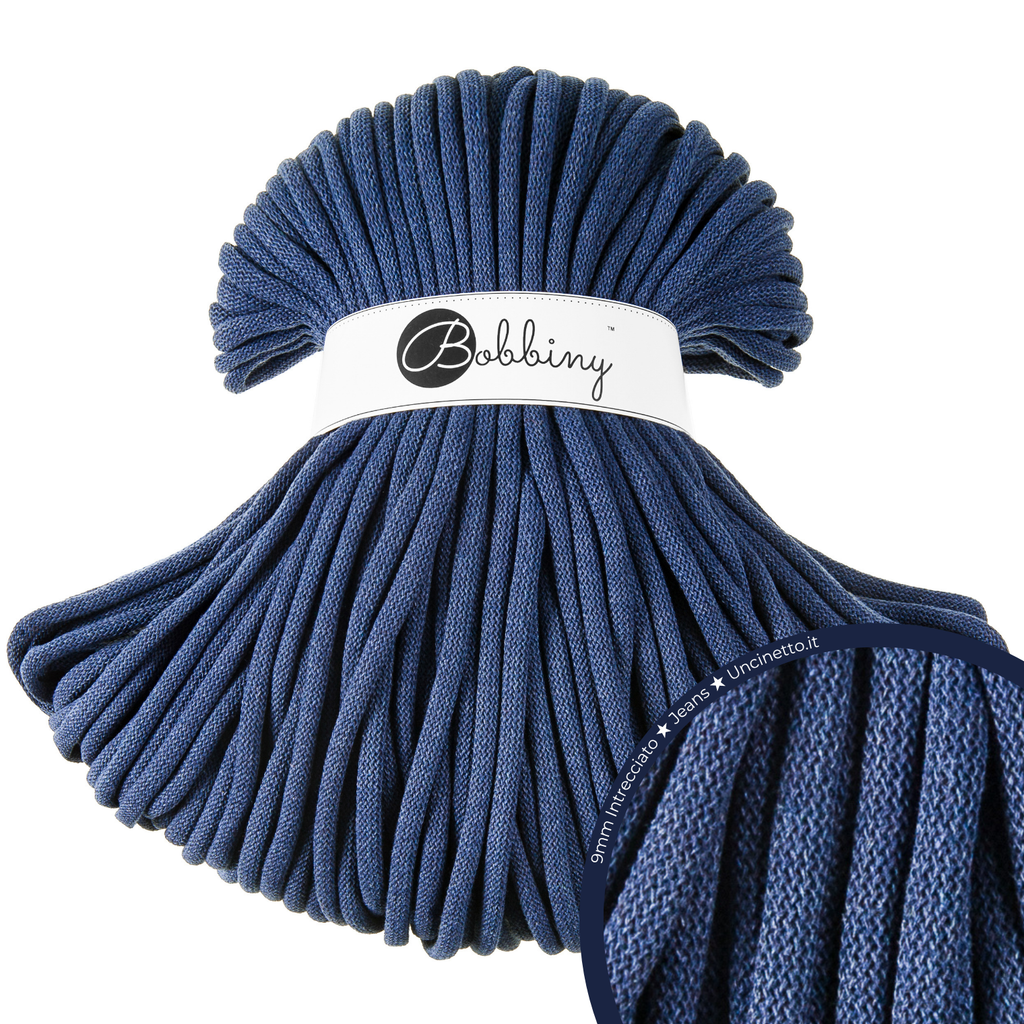Bobbiny Intrecciato (Braided) 9mm JUMBO - 100m
