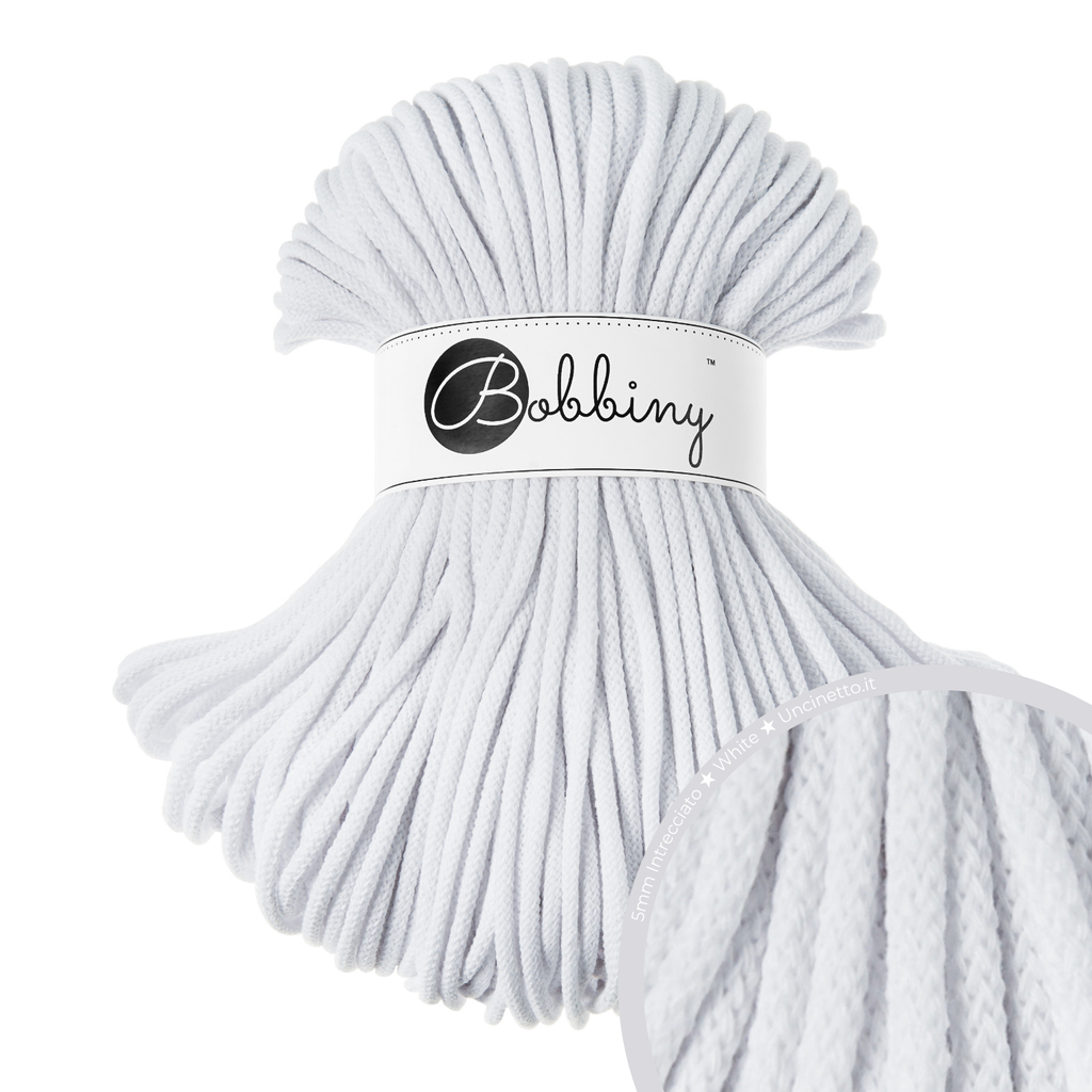 Bobbiny Intrecciato (Braided) 5mm PREMIUM - 100m