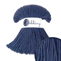 Bobbiny Intrecciato 3mm JUNIOR - Jeans (Blu Jeans)