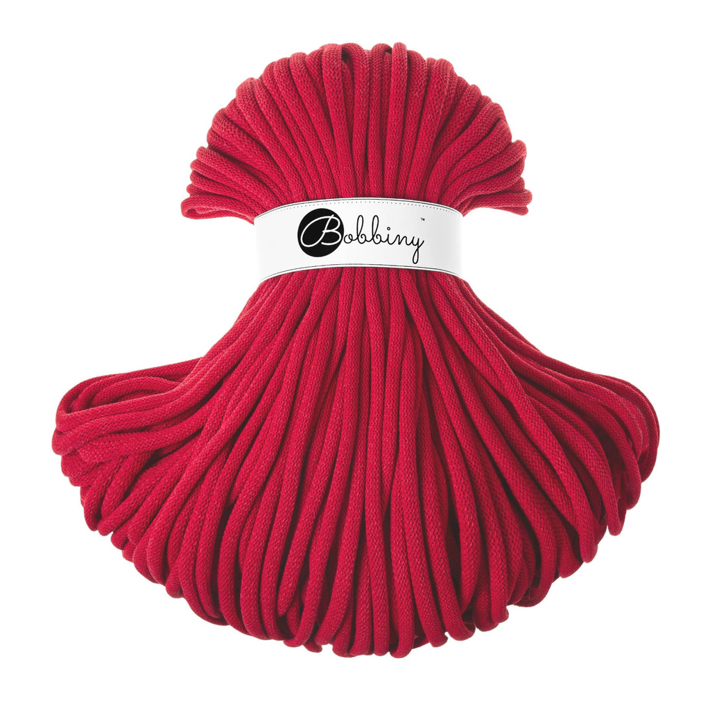 Bobbiny Intrecciato 9mm JUMBO - Classic Red (Rosso Classico)