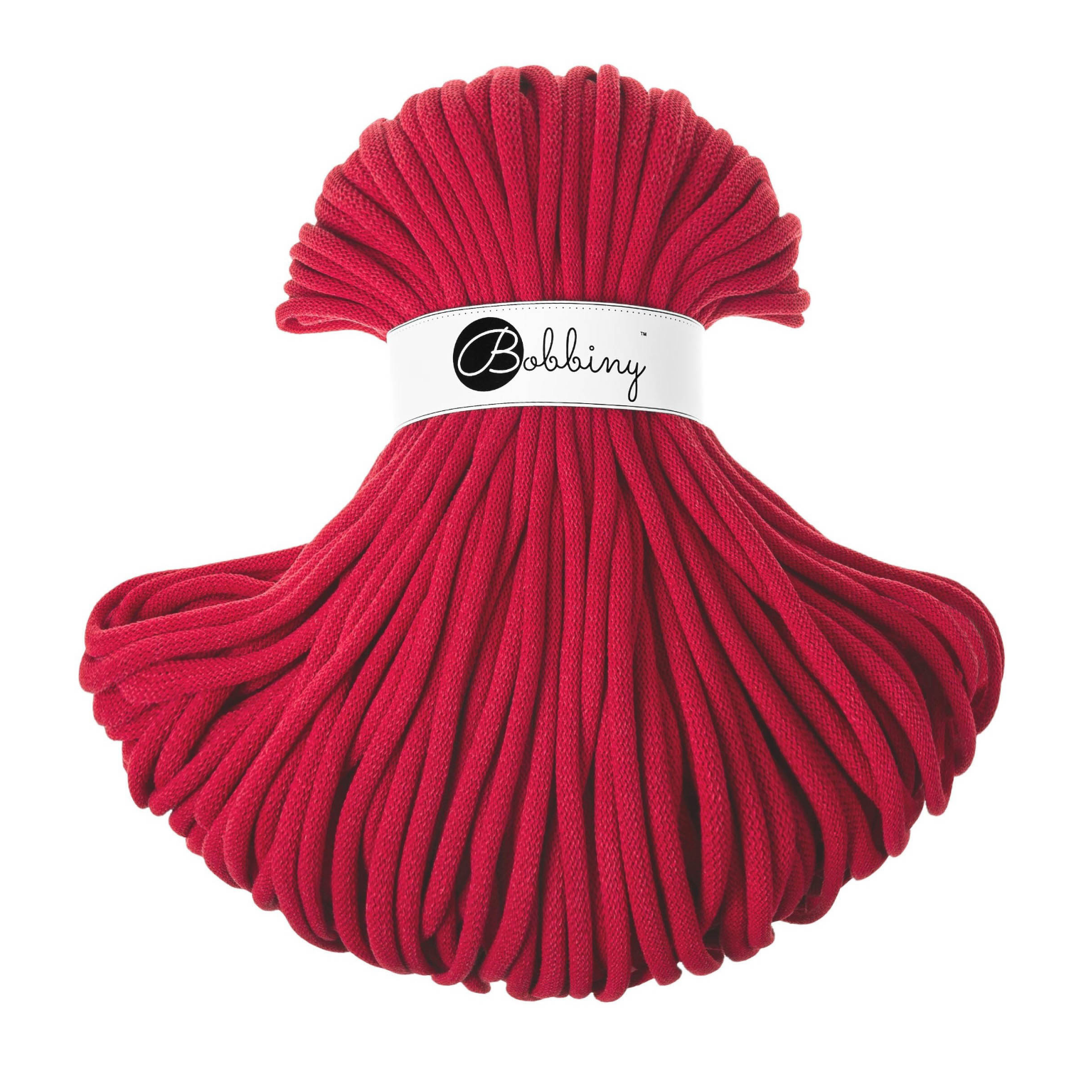 Bobbiny Intrecciato 9mm JUMBO - Classic Red (Rosso Classico)