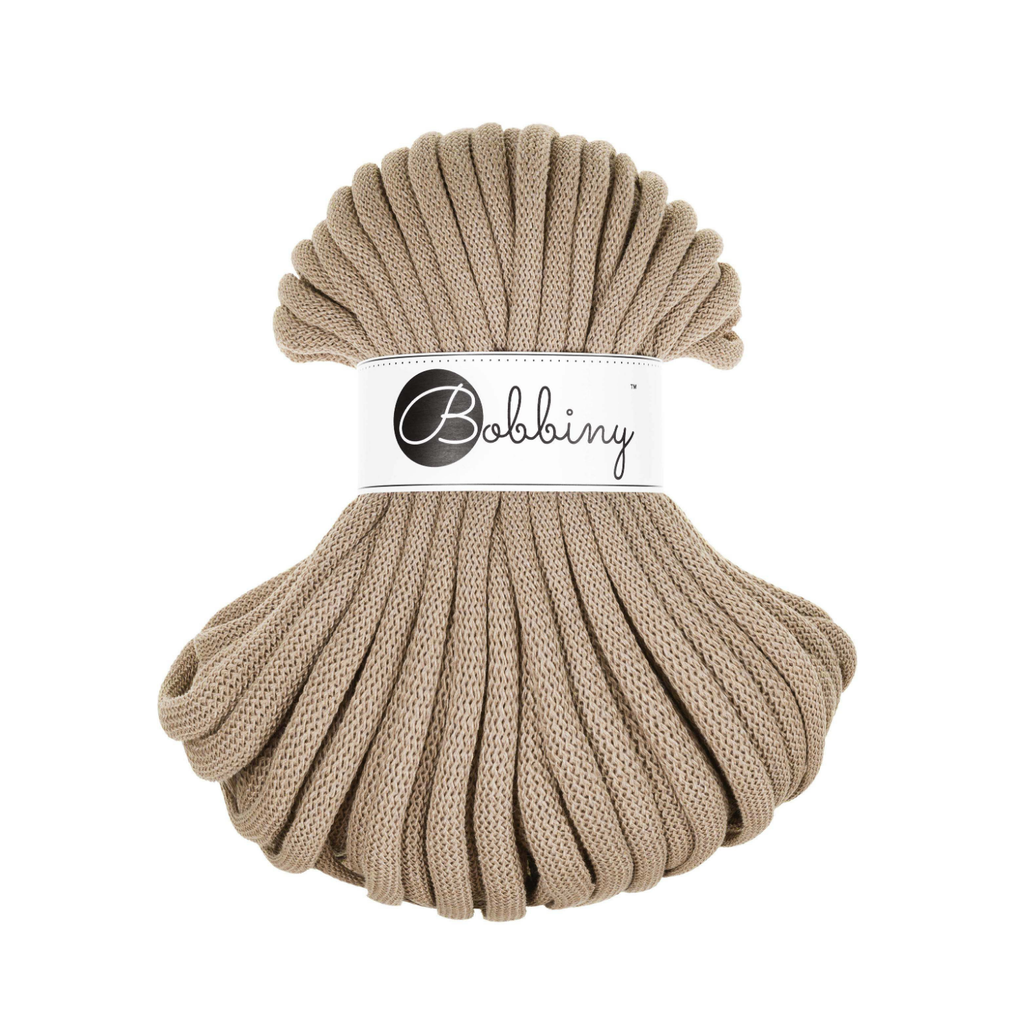 30 Metri - Bobbiny Intrecciato 9mm JUMBO - Sand (Sabbia)