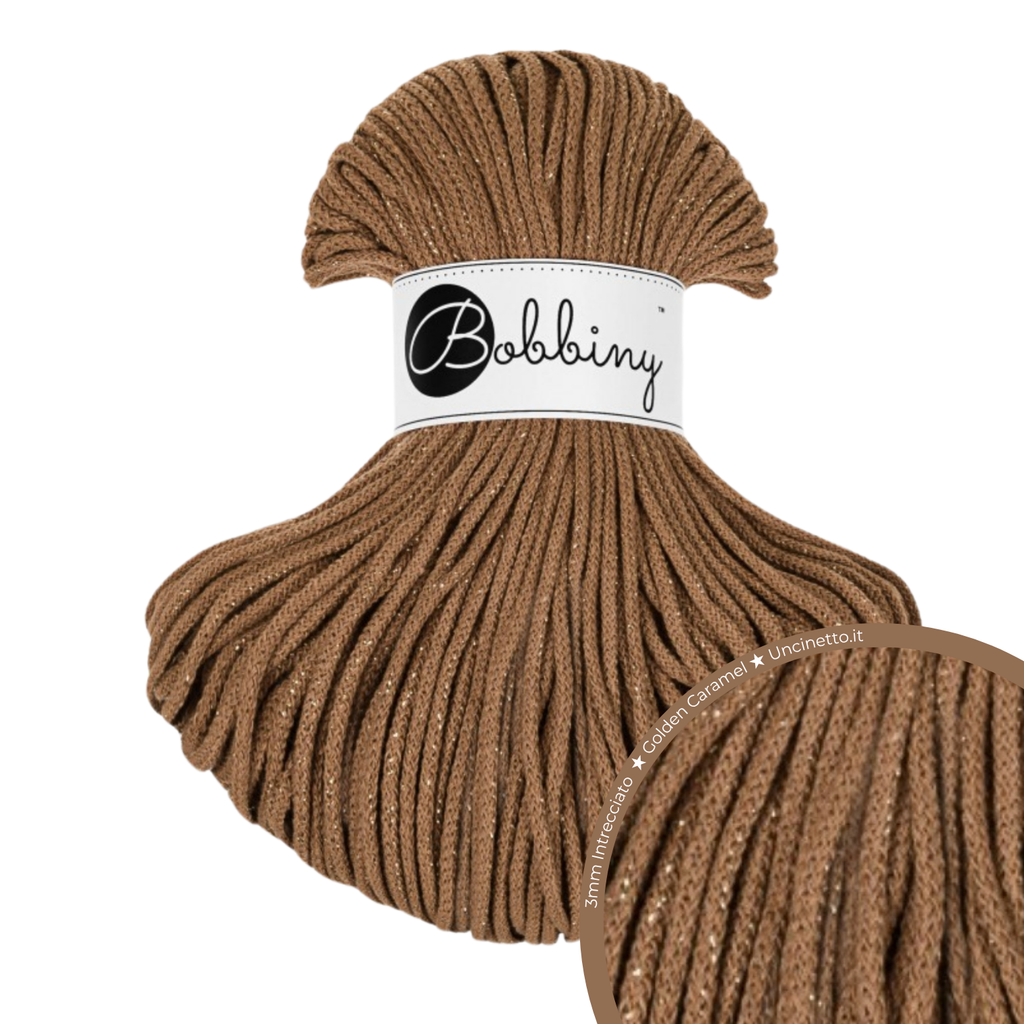 Bobbiny Intrecciato (Braided) 3mm JUNIOR - 100m