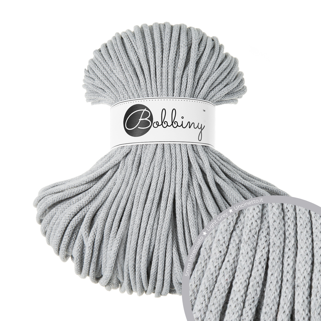 Bobbiny Intrecciato (Braided) 5mm PREMIUM - 100m