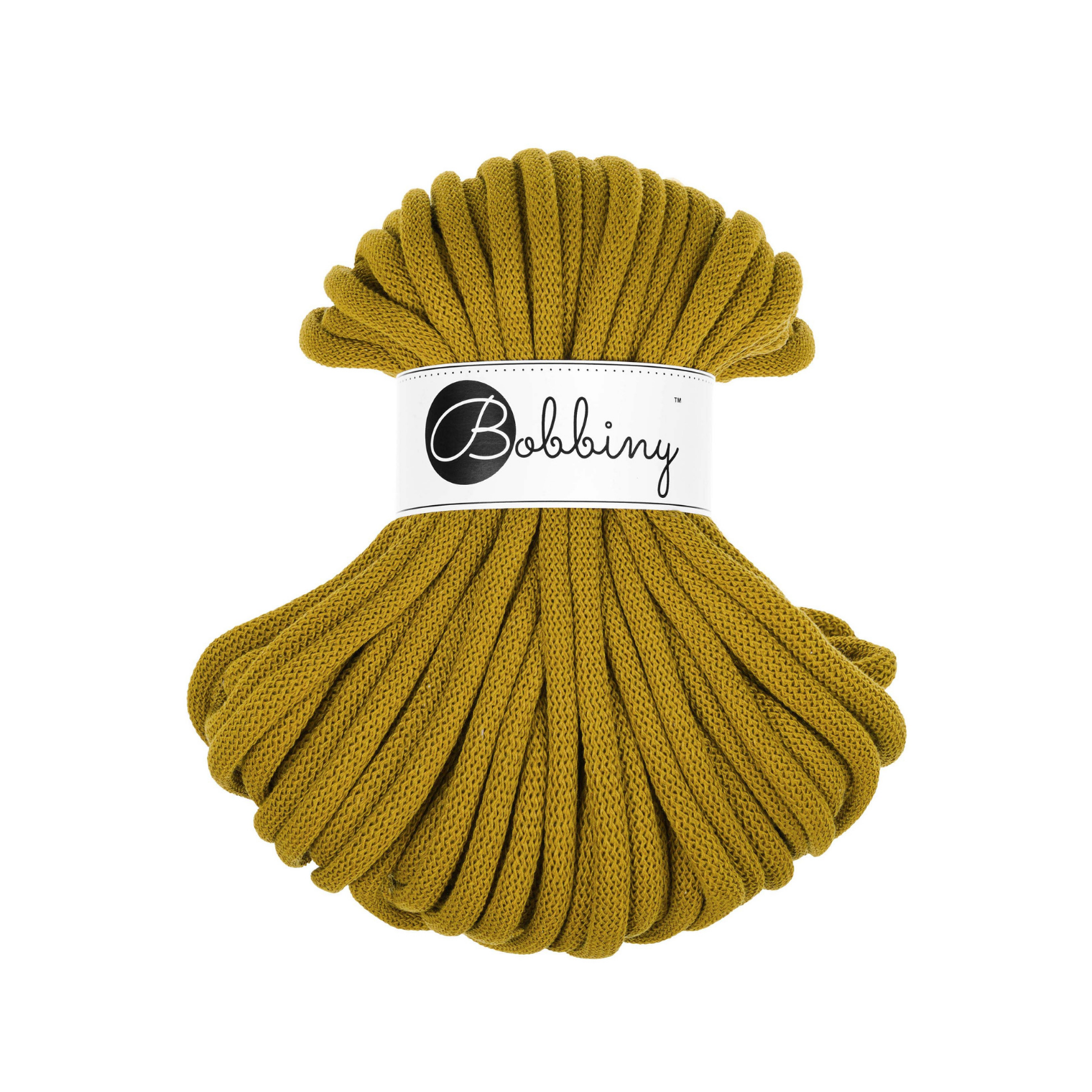 30 Metri - Bobbiny Intrecciato 9mm JUMBO - Spicy Yellow (Giallo Piccante)