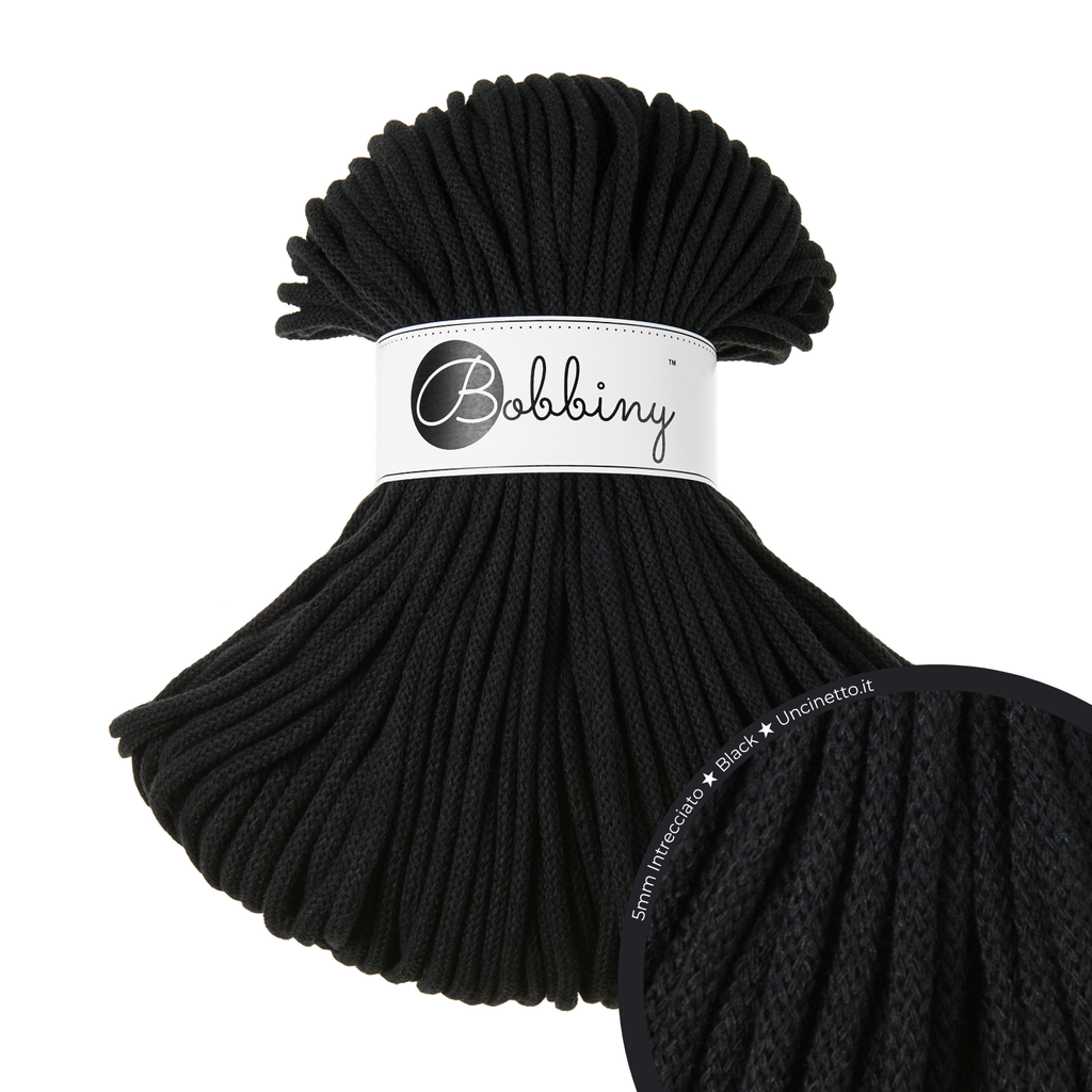 Bobbiny Intrecciato (Braided) 5mm PREMIUM - 100m