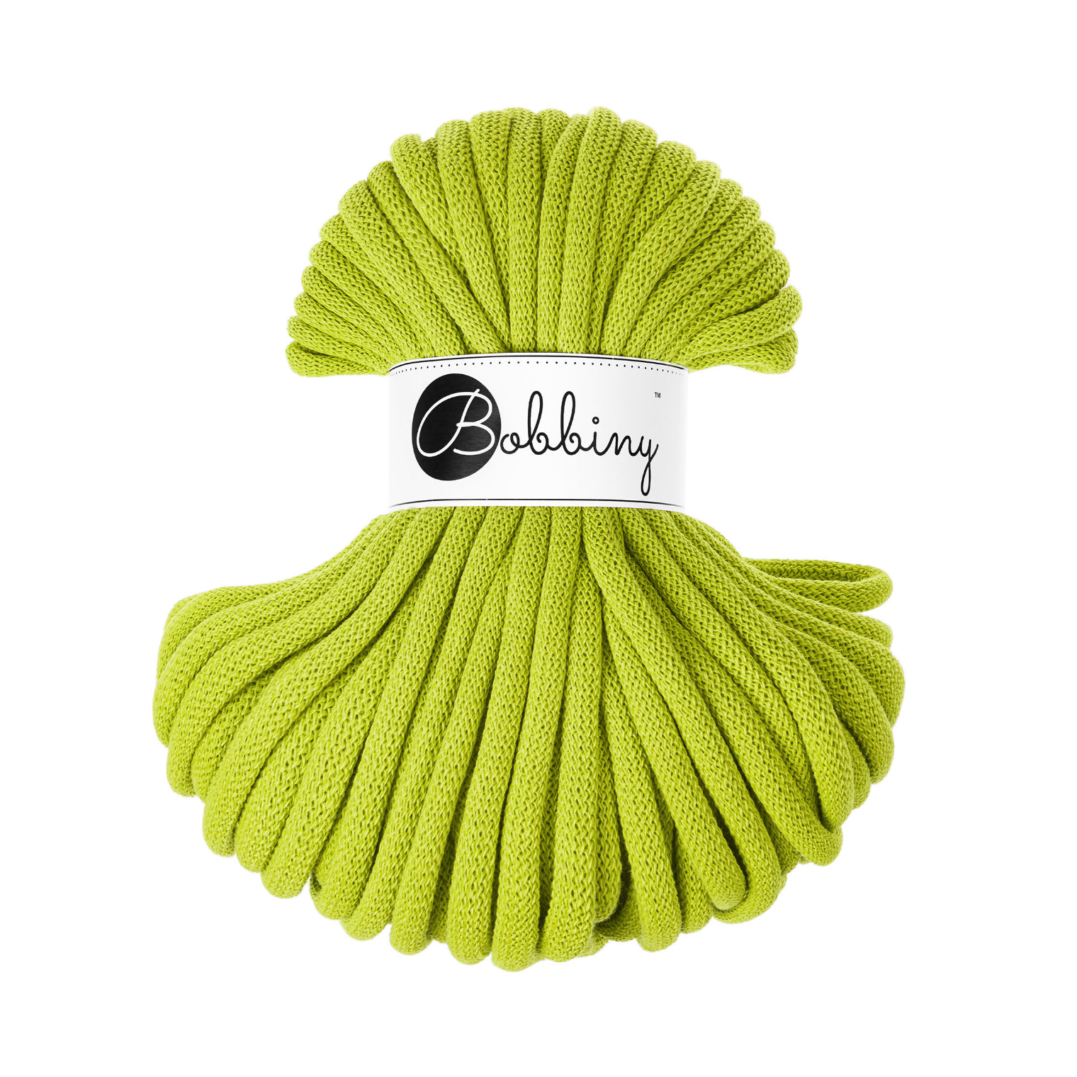 30 Metri - Bobbiny Intrecciato 9mm JUMBO - Dopamine Lime (Lime Dopamina)