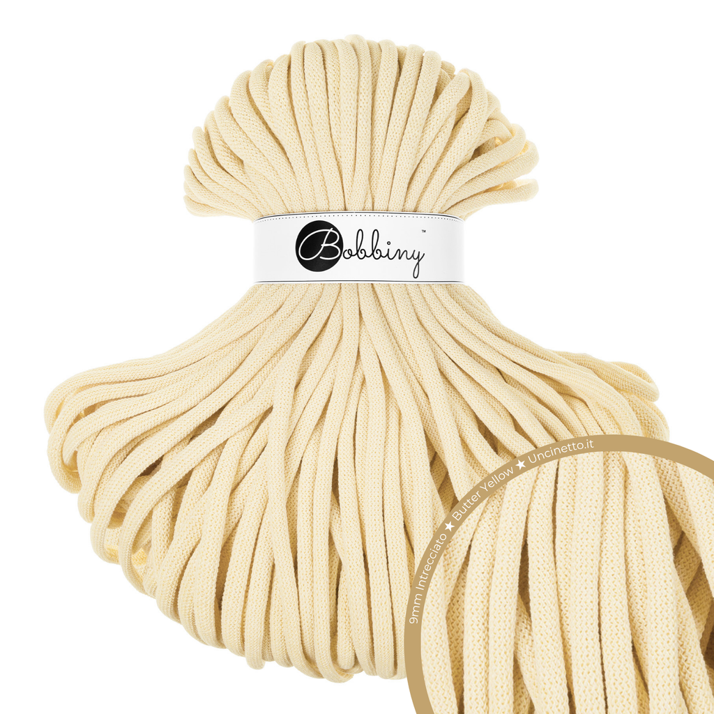 Bobbiny Intrecciato (Braided) 9mm JUMBO - 100m