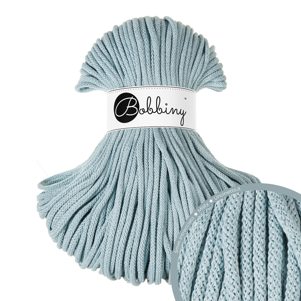 Bobbiny Intrecciato (Braided) 5mm PREMIUM - 100m