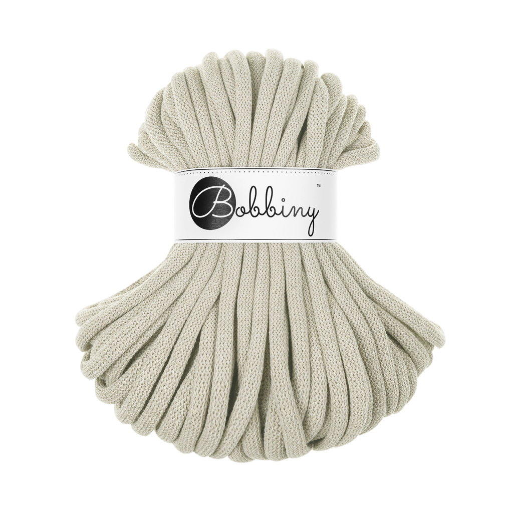 30 Metri - Bobbiny Intrecciato 9mm JUMBO - Pale Olive (Oliva Chiaro)