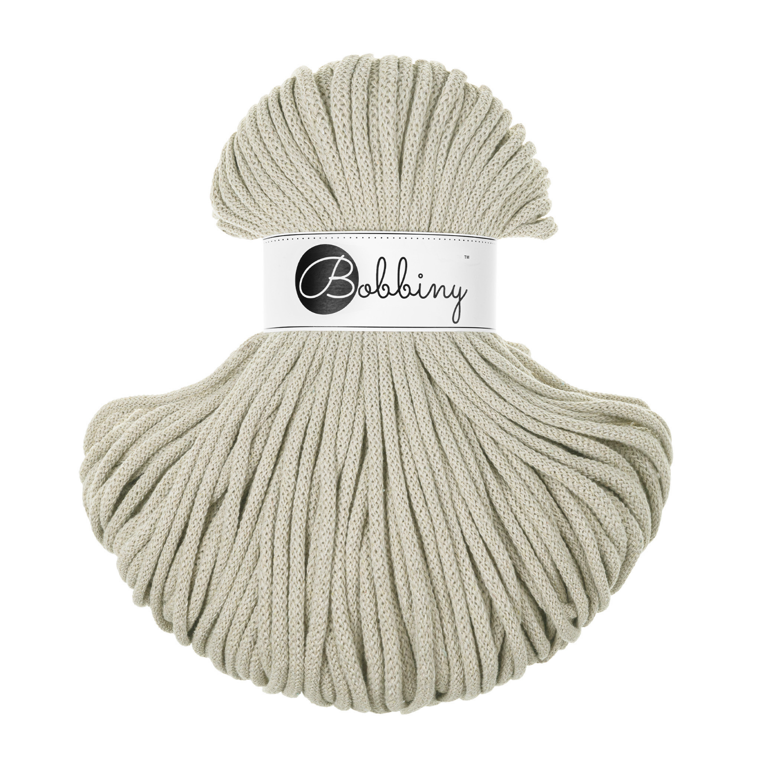 Bobbiny Intrecciato 5mm PREMIUM - Pale Olive (Oliva Chiaro)