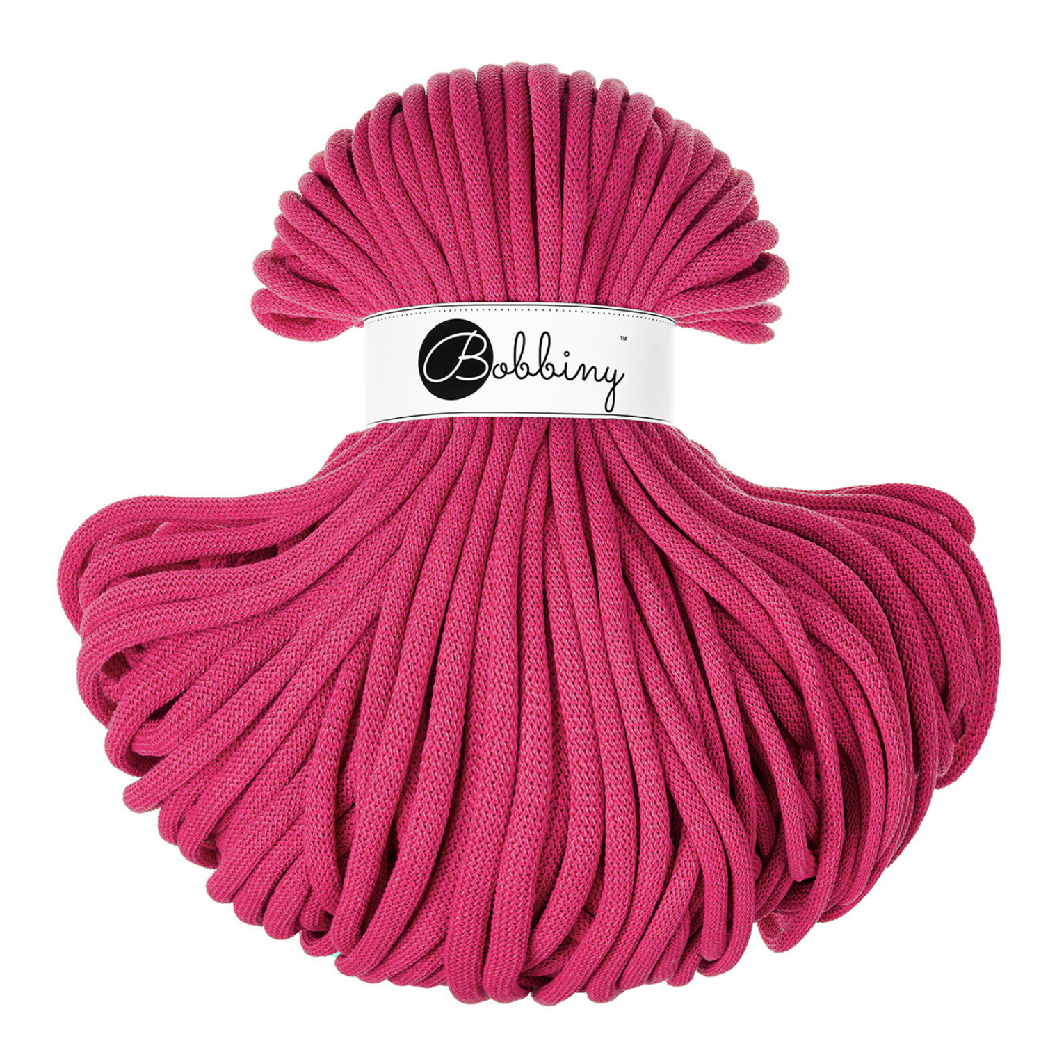Bobbiny Intrecciato 9mm JUMBO - Dopamine Pink (Rosa Dopamina)
