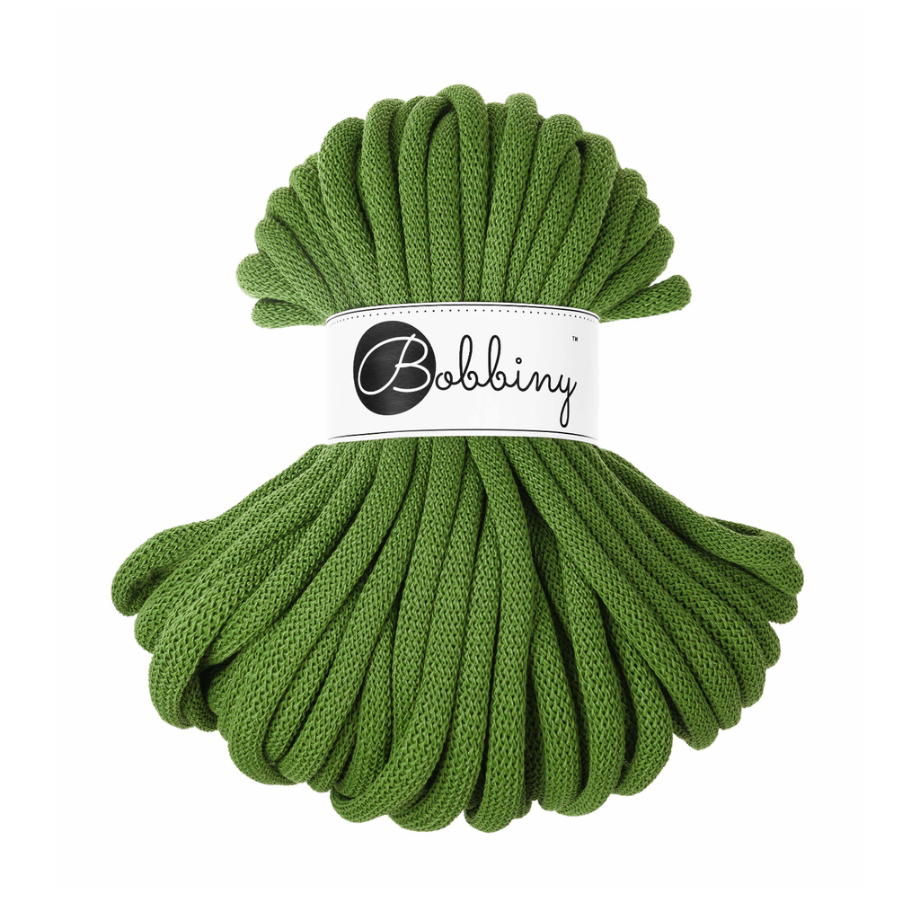 30 Metri - Bobbiny Intrecciato 9mm JUMBO - Moss Green (Verde Muschio)