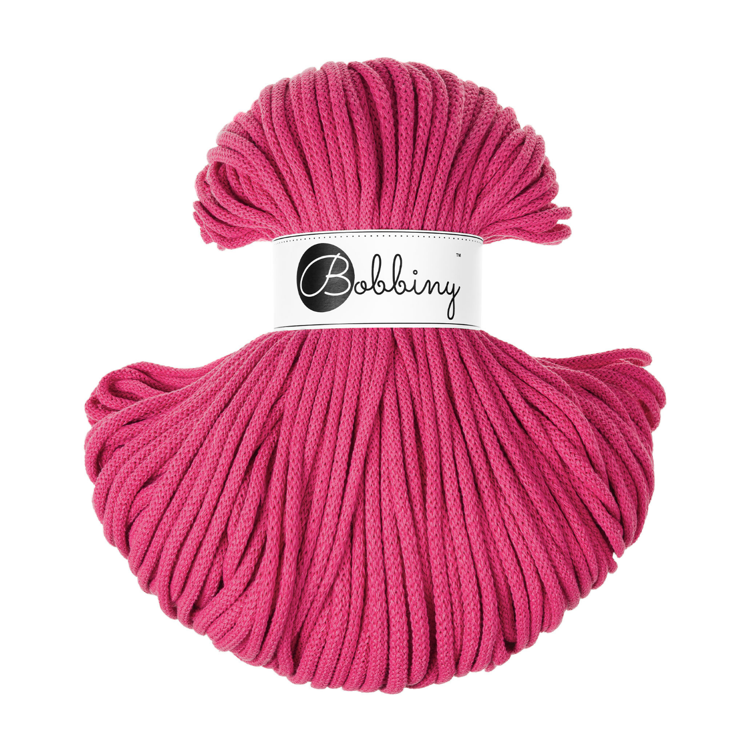 Bobbiny Intrecciato 5mm PREMIUM - Dopamine Pink (Rosa Dopamina)