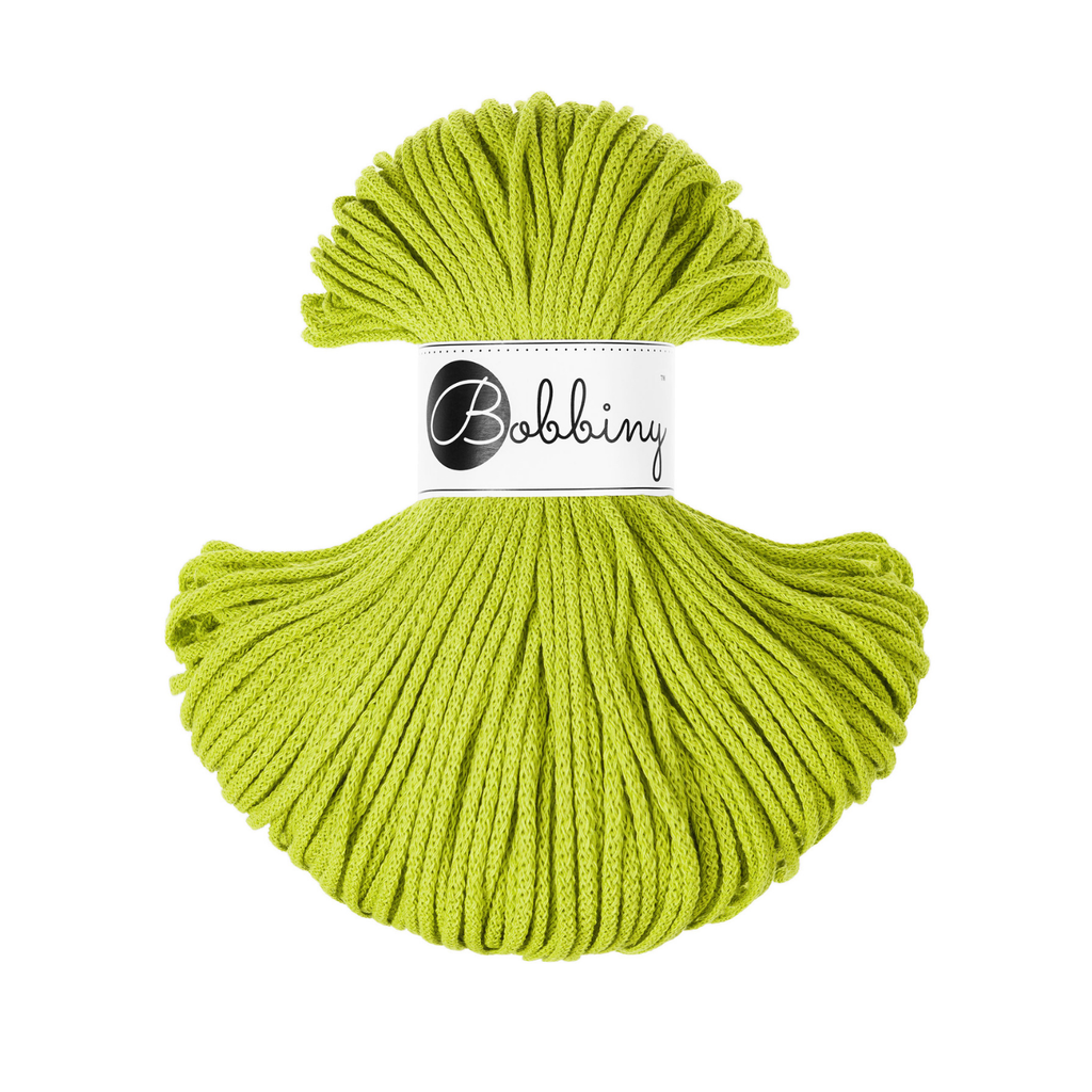 Bobbiny Intrecciato 3mm JUNIOR - Dopamine Lime (Lime Dopamina)