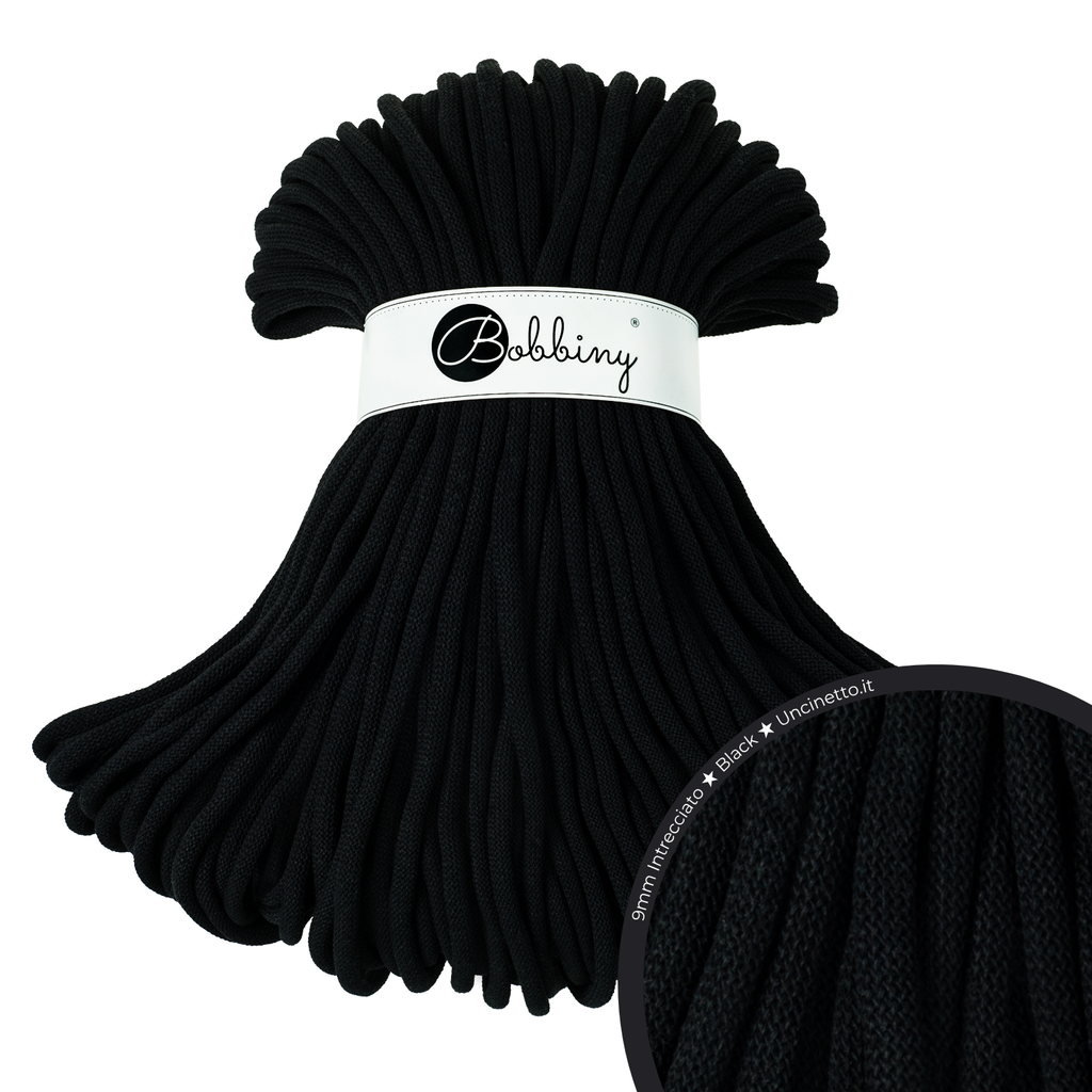 Bobbiny Intrecciato (Braided) 9mm JUMBO - 100m