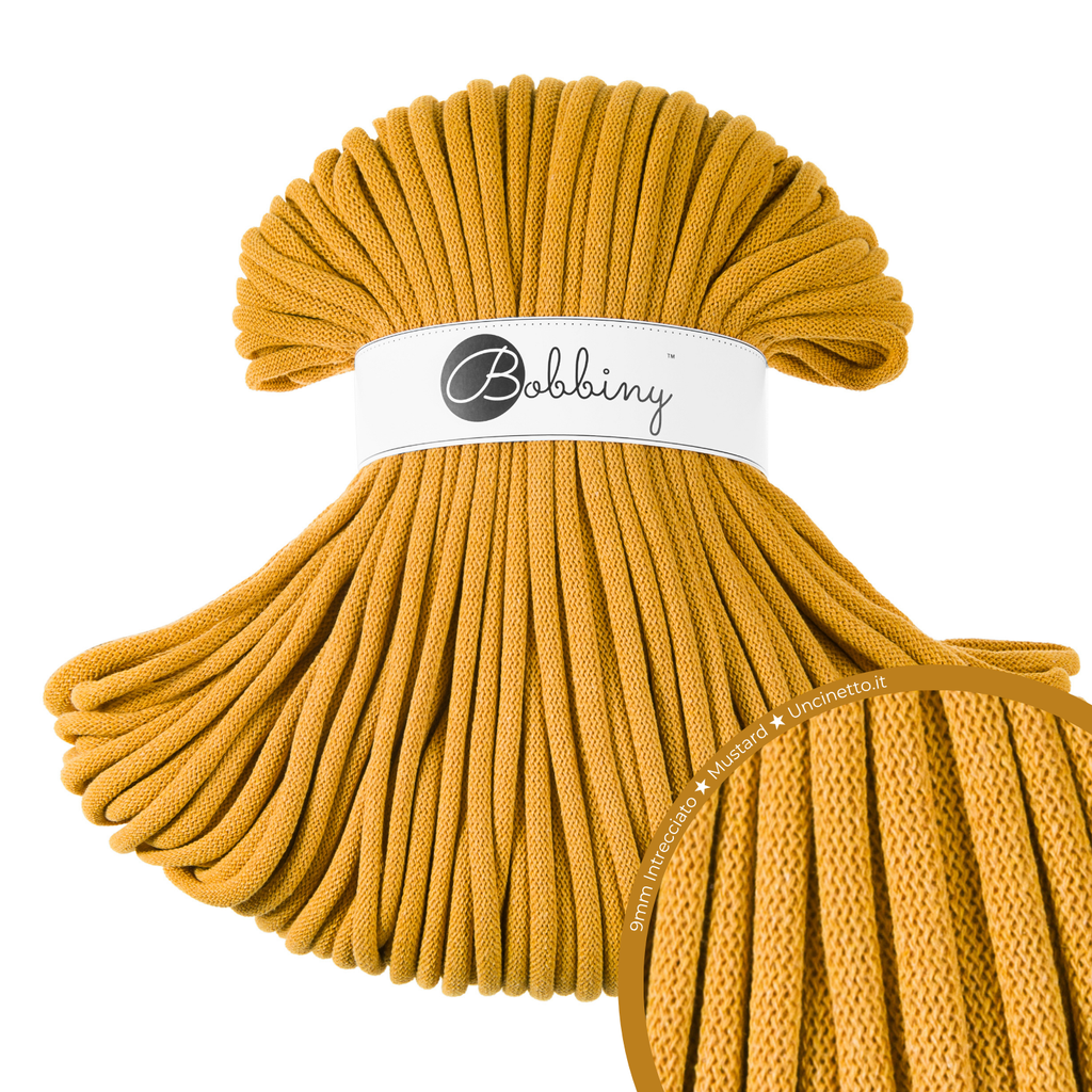 Bobbiny Intrecciato (Braided) 9mm JUMBO - 100m