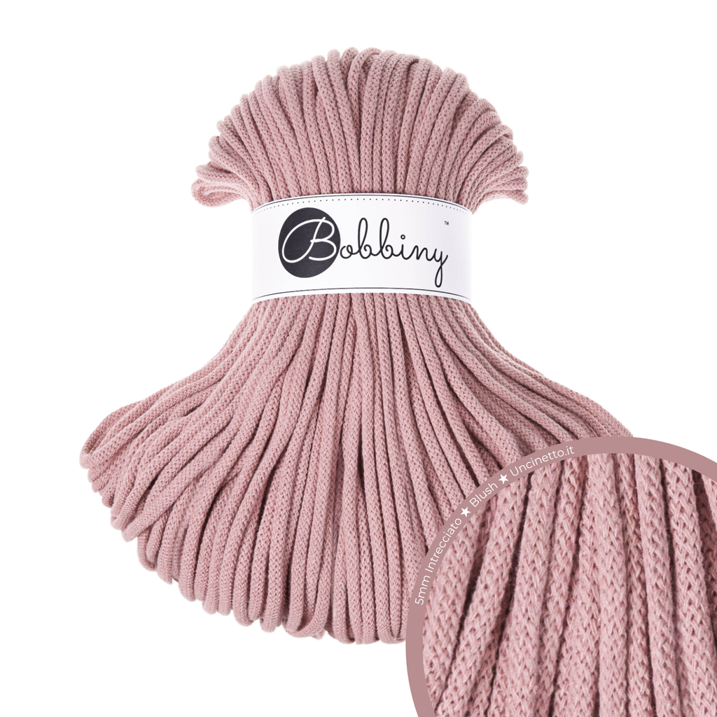 Bobbiny Intrecciato (Braided) 5mm PREMIUM - 100m