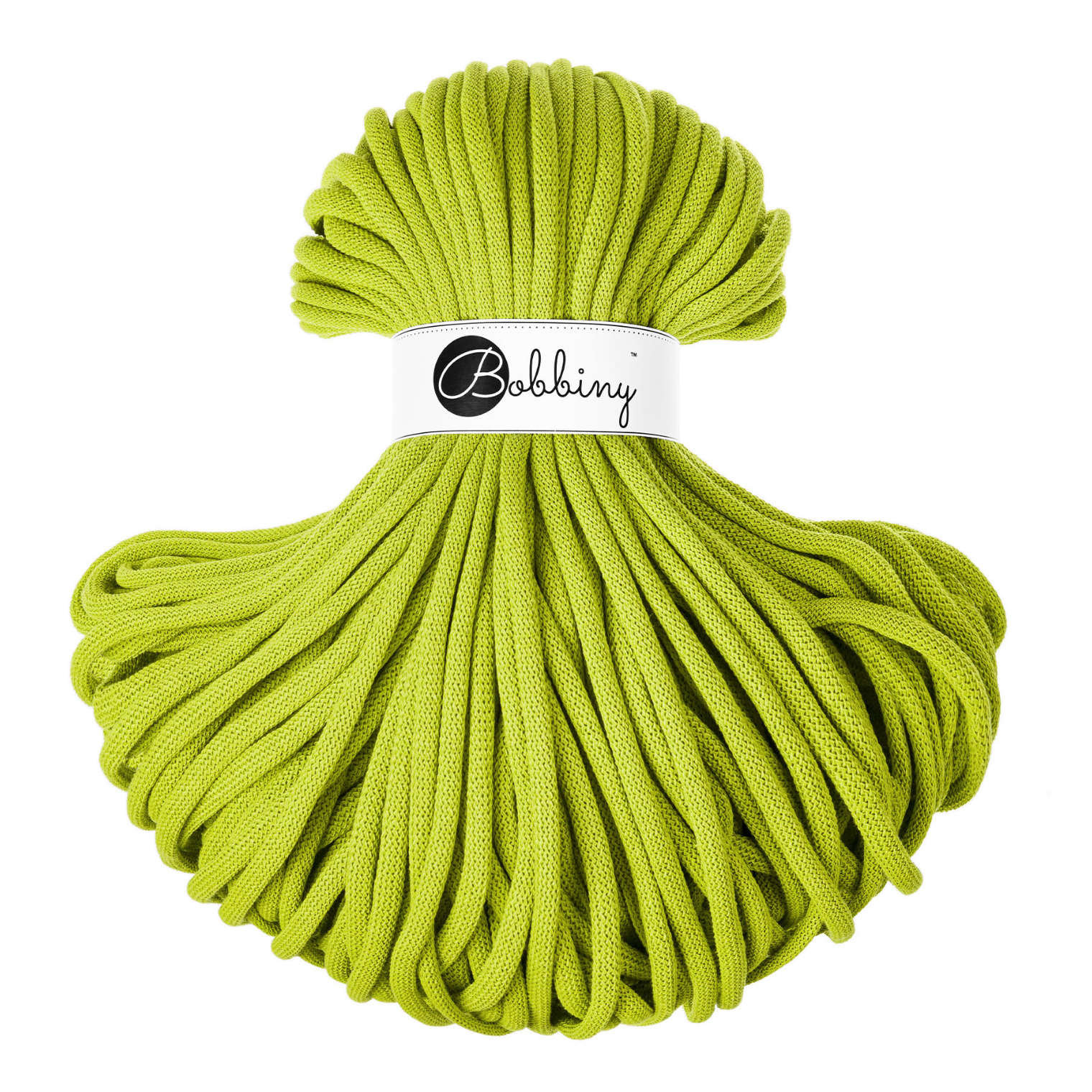 Bobbiny Intrecciato 9mm JUMBO - Dopamine Lime (Lime Dopamina)