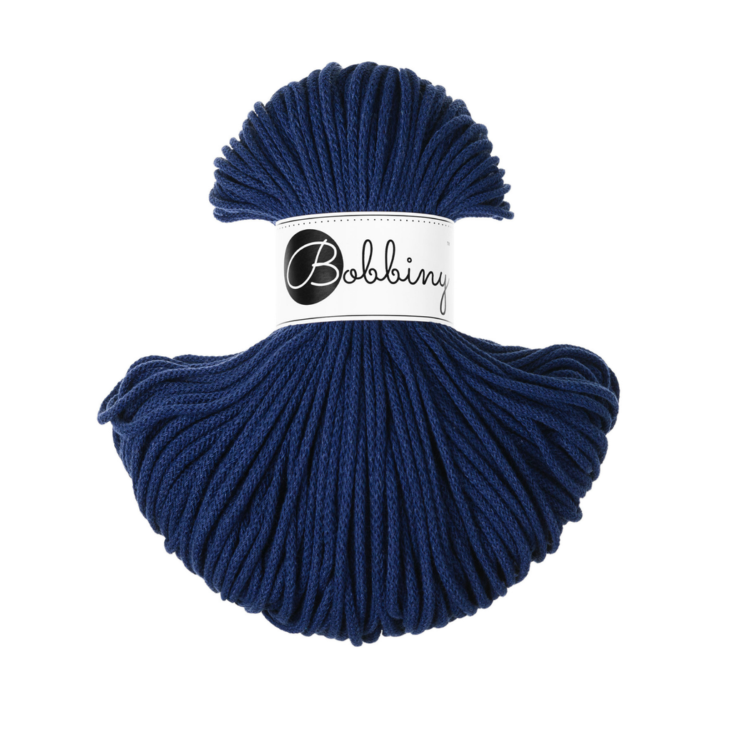 Bobbiny Intrecciato 3mm JUNIOR - Ink Blue (Blu Inchiostro)