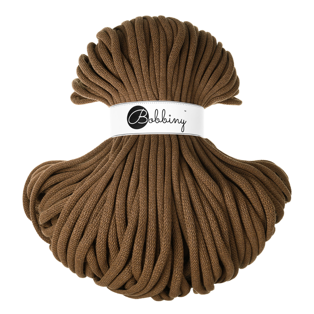 Bobbiny Intrecciato 9mm JUMBO - Nut Brown (Marrone Nocciola)