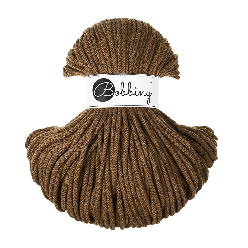 Bobbiny Intrecciato 5mm PREMIUM - Nut Brown (Marrone Nocciola)