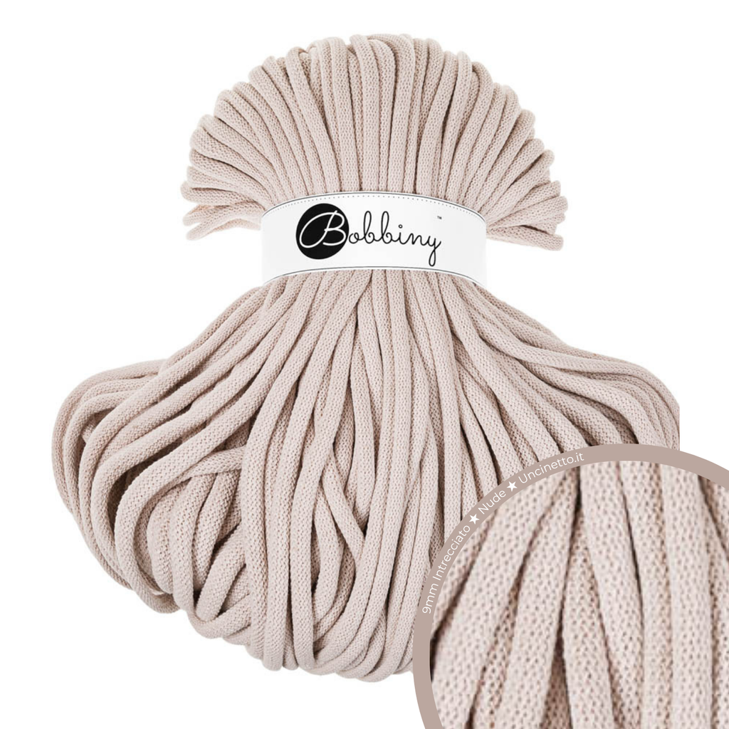 Bobbiny Intrecciato (Braided) 9mm JUMBO - 100m
