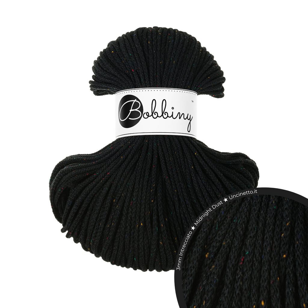 Bobbiny Intrecciato (Braided) 3mm JUNIOR - 100m