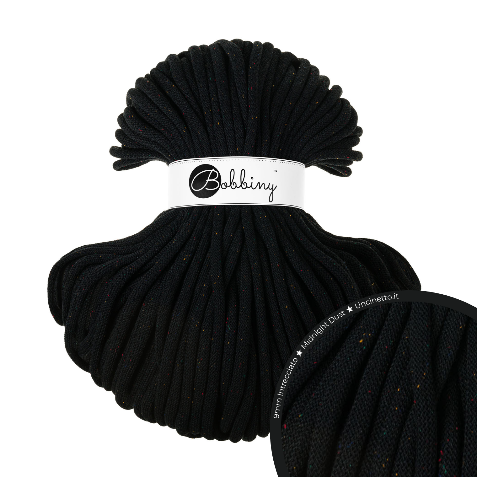 Bobbiny Intrecciato (Braided) 9mm JUMBO - 100m